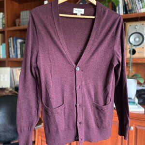 Goodfellow & Co Burgundy Button-Up Cardigan – Size Small